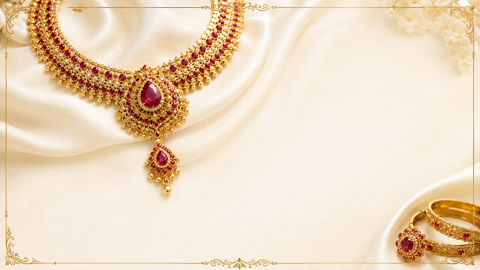Jewellery splash background